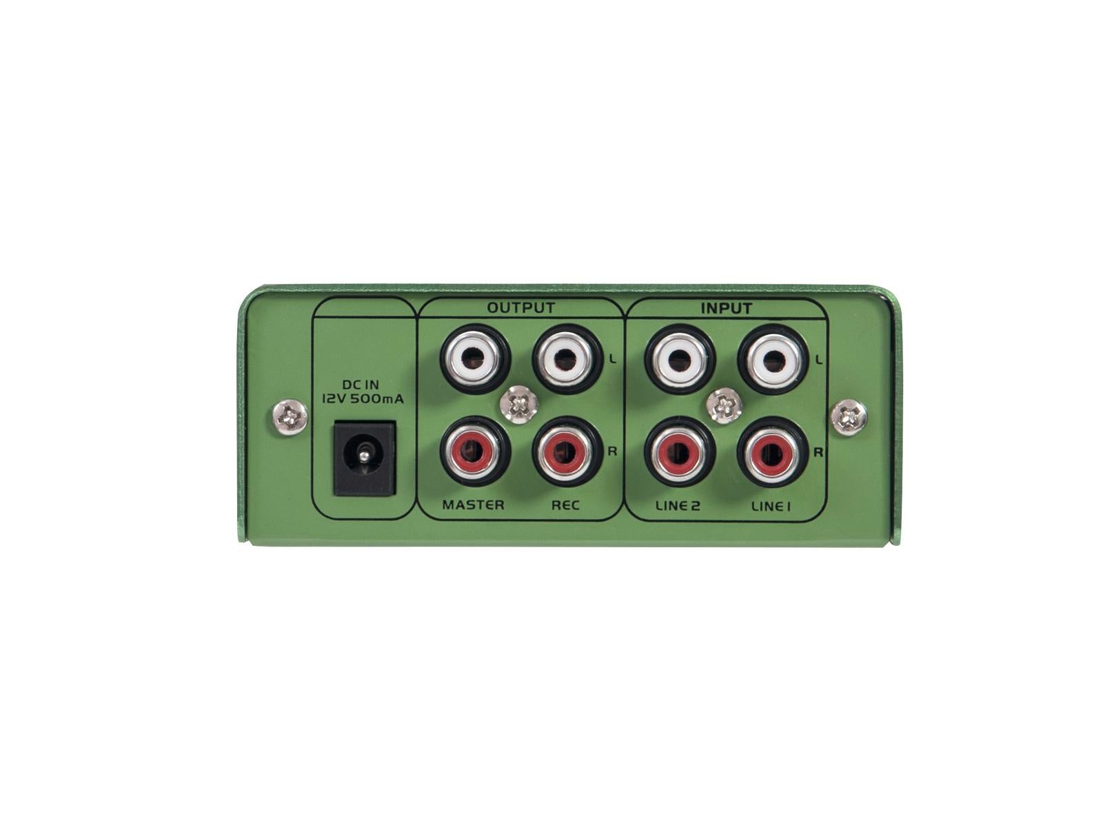 Ljudmixer GNOME-202 Mini Mixer Grön - Omnitronic | Bellalite