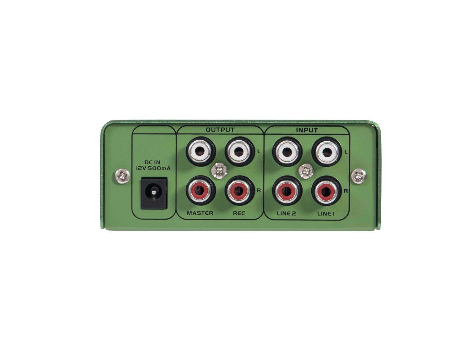 Ljudmixer GNOME-202 Mini Mixer Grön - Omnitronic | Bellalite Ljudmixer GNOME-202 Mini Mixer Grön - Omnitronic | Bellalite