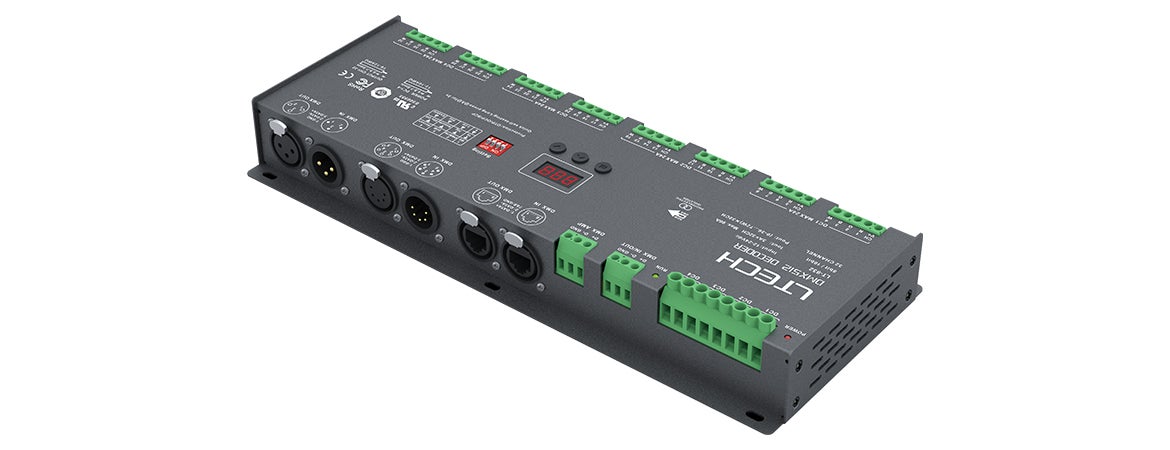 32CH DMX CV LED Dimmer 12-24V DC - LTECH | Bellalite