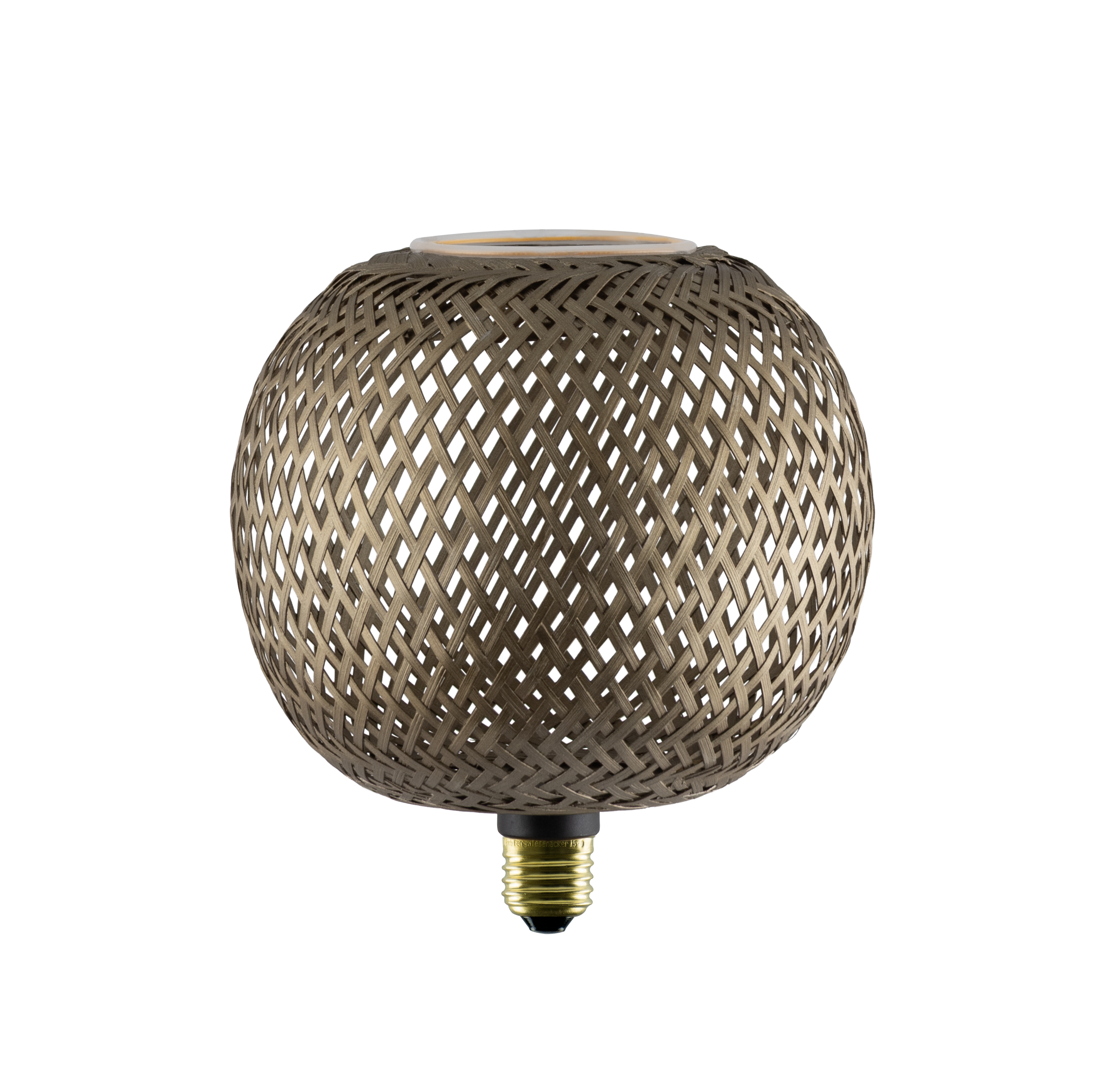 Segula Floating Line LED Bamboo Globe 180 Brons E27 5W 350lm 2200K - Segula | Bellalite