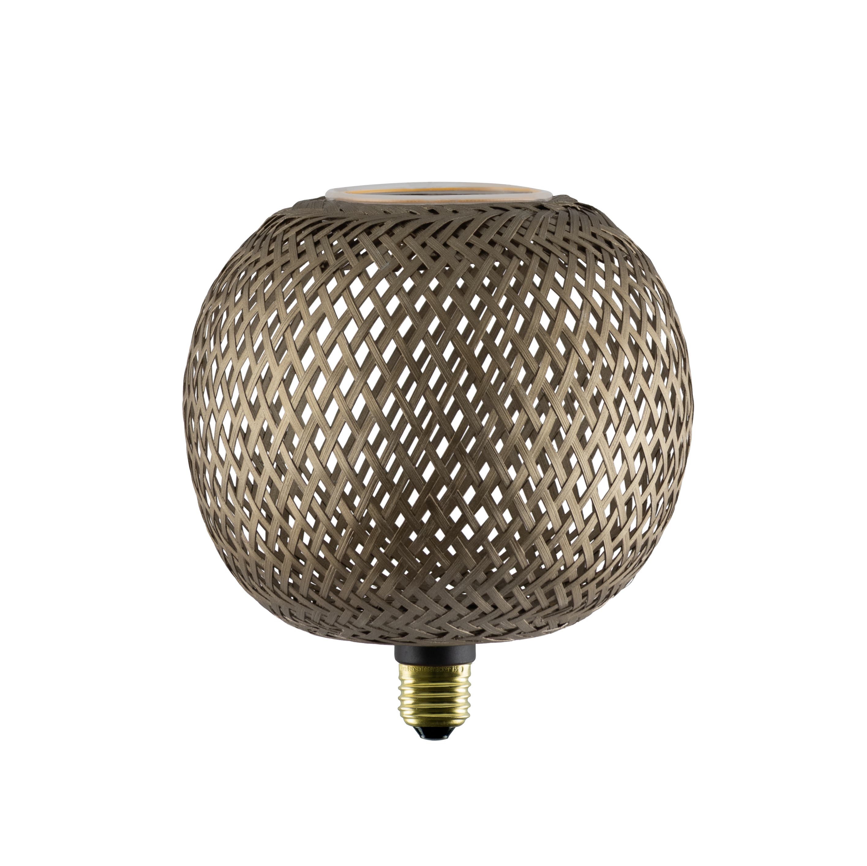 Segula Floating Line LED Bamboo Globe 180 Brons E27 5W 350lm 2200K - Segula | Bellalite Segula Floating Line LED Bamboo Globe 180 Brons E27 5W 350lm 2200K - Segula | Bellalite