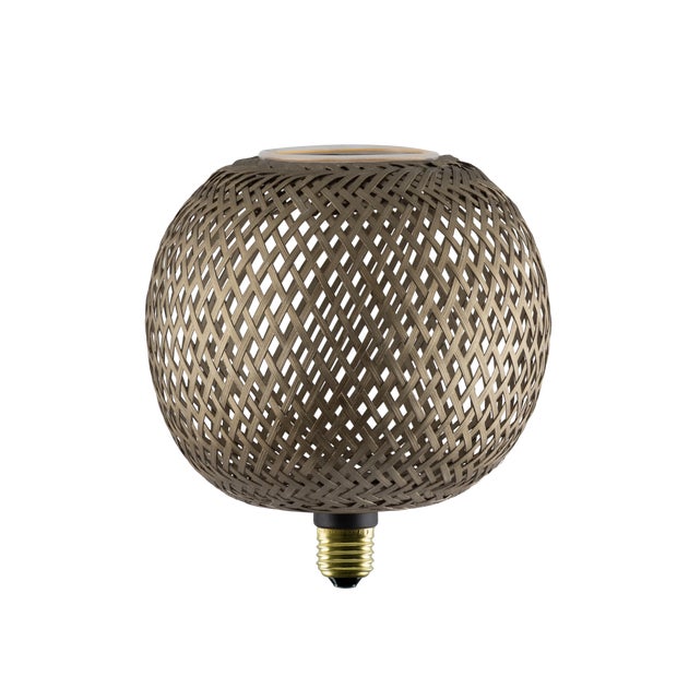 Segula Floating Line LED Bamboo Globe 180 Brons E27 5W 350lm 2200K - Segula | Bellalite Segula Floating Line LED Bamboo Globe 180 Brons E27 5W 350lm 2200K - Segula | Bellalite