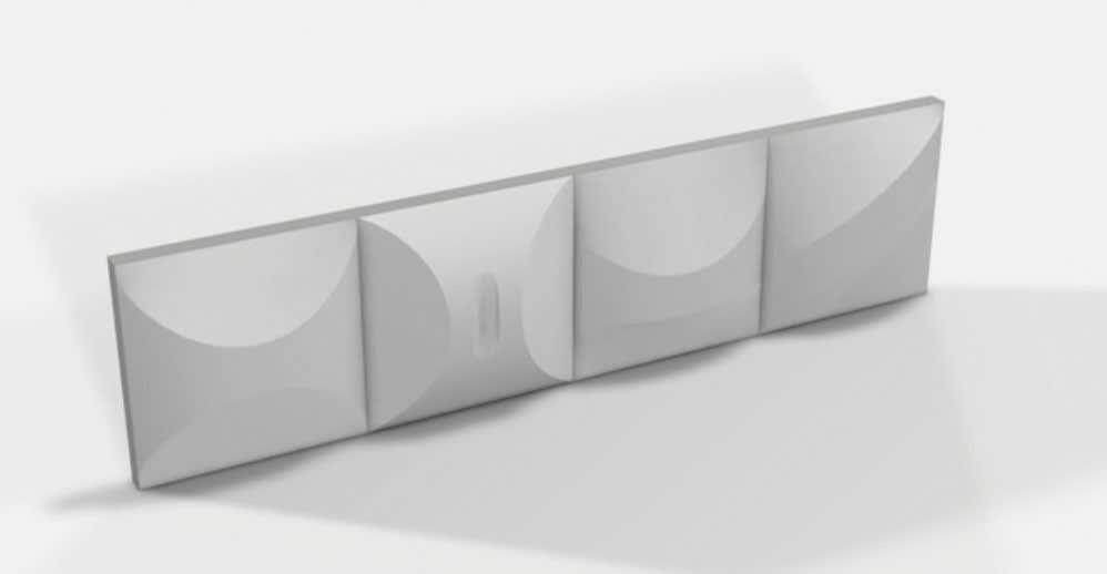 Wentex SET Frame - 3D Deco Panel Double Wave - Wentex | Bellalite Wentex SET Frame - 3D Deco Panel Double Wave - Wentex | Bellalite