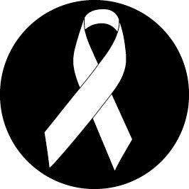 Cancer Awarness Ribbon Metallgobo, B-Size (86mm) - Rosco | Bellalite