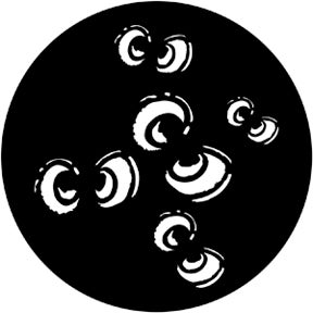 Eyes Metallgobo, B-Size (86mm) - Rosco | Bellalite