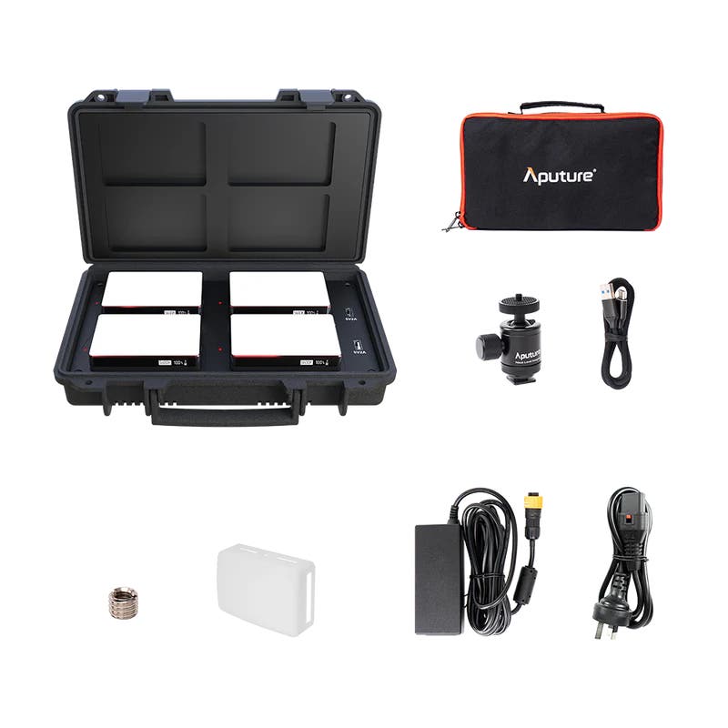 Aputure MC 4-Light Travel Kit - APUTURE | Bellalite Aputure MC 4-Light Travel Kit - APUTURE | Bellalite
