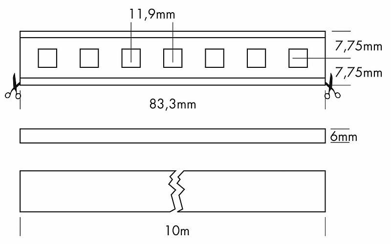 Flex Strip XTREME Mono G2, per meter 3000 K - PROLED | Bellalite Flex Strip XTREME Mono G2, per meter 3000 K - PROLED | Bellalite