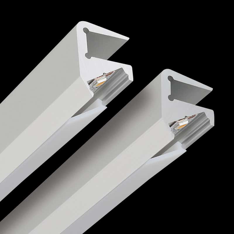 Aluminiumprofil S-Line Glass 8mm, 3m Alu - PROLED | Bellalite Aluminiumprofil S-Line Glass 8mm, 3m Alu - PROLED | Bellalite