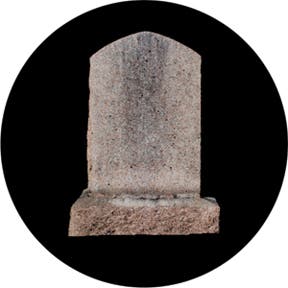 Headstone Glasgobo färg, Size: (ange storlek) - Rosco | Bellalite Headstone Glasgobo färg, Size: (ange storlek) - Rosco | Bellalite