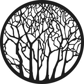 Bare Trees Metallgobo, B-Size (86mm) - Rosco | Bellalite