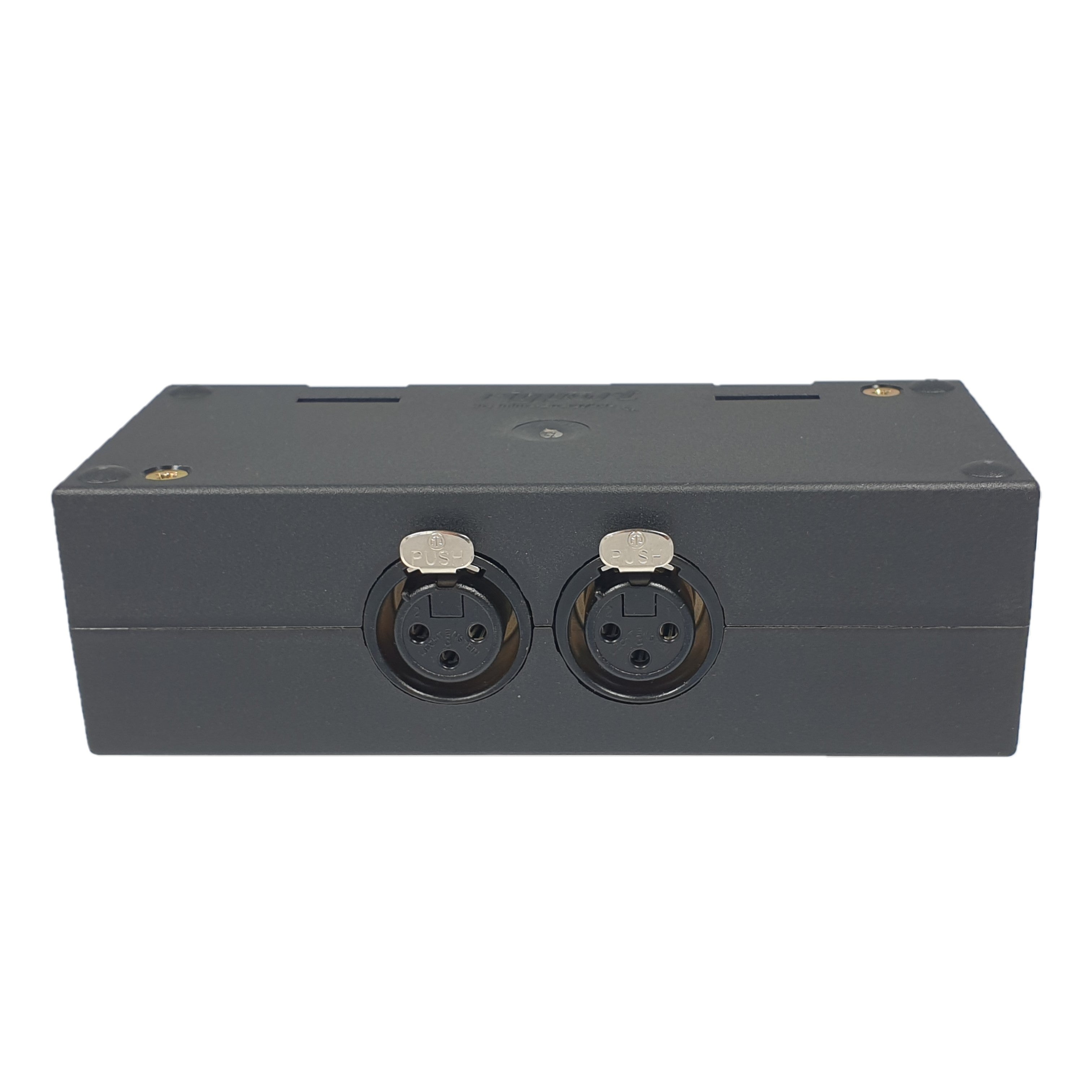 RigPeater 3x3XLR DMX Repeater, Powercon In, 3x XLR 3-Pol Out - Rigport | Bellalite