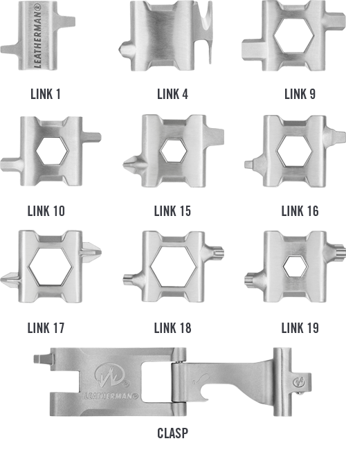 Leatherman Tread Metric Svart - Leatherman | Bellalite