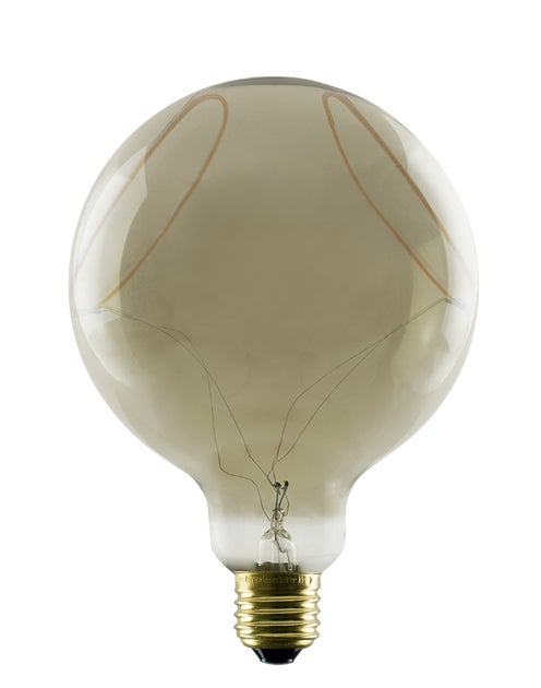 Segula Illusion Line LED Globe 125 Two Crescent Smokey E27 8W 400lm 1900K - Segula | Bellalite Segula Illusion Line LED Globe 125 Two Crescent Smokey E27 8W 400lm 1900K - Segula | Bellalite