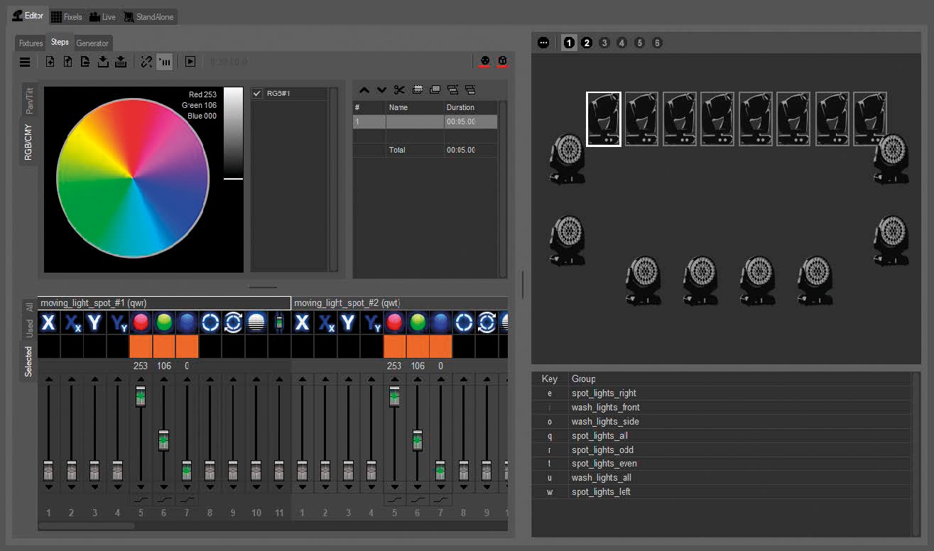 Quick DMX Rack  512 Ch with 16 preset memories - Showtec | Bellalite