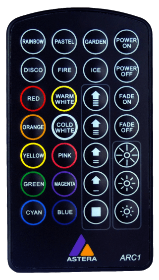 Astera Infrared Remote Control - Astera | Bellalite