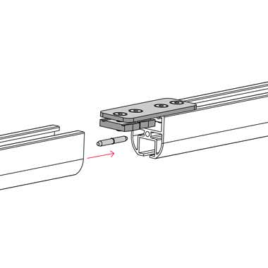 Doughty Rail - Joint Kit (Includes Joint Pin) - Doughty | Bellalite Doughty Rail - Joint Kit (Includes Joint Pin) - Doughty | Bellalite