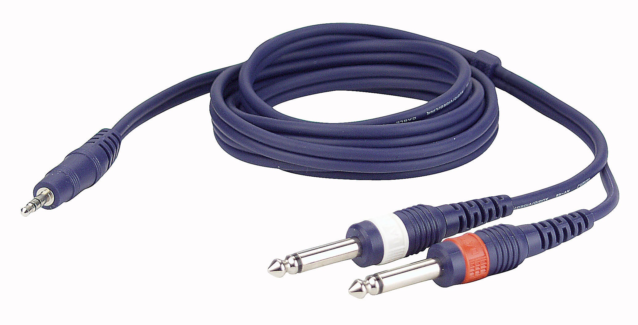 Adapterkabel 1x 3,5mm Stereo - 2x 6,3mm Mono - DAP | Bellalite
