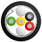 Installationskabel DMX 2-Pars lösmeter - EVENTSERIE | Bellalite