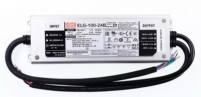 Mean Well ELG-100-24B 24V 100W IP67 0-10V - Mean Well | Bellalite Mean Well ELG-100-24B 24V 100W IP67 0-10V - Mean Well | Bellalite
