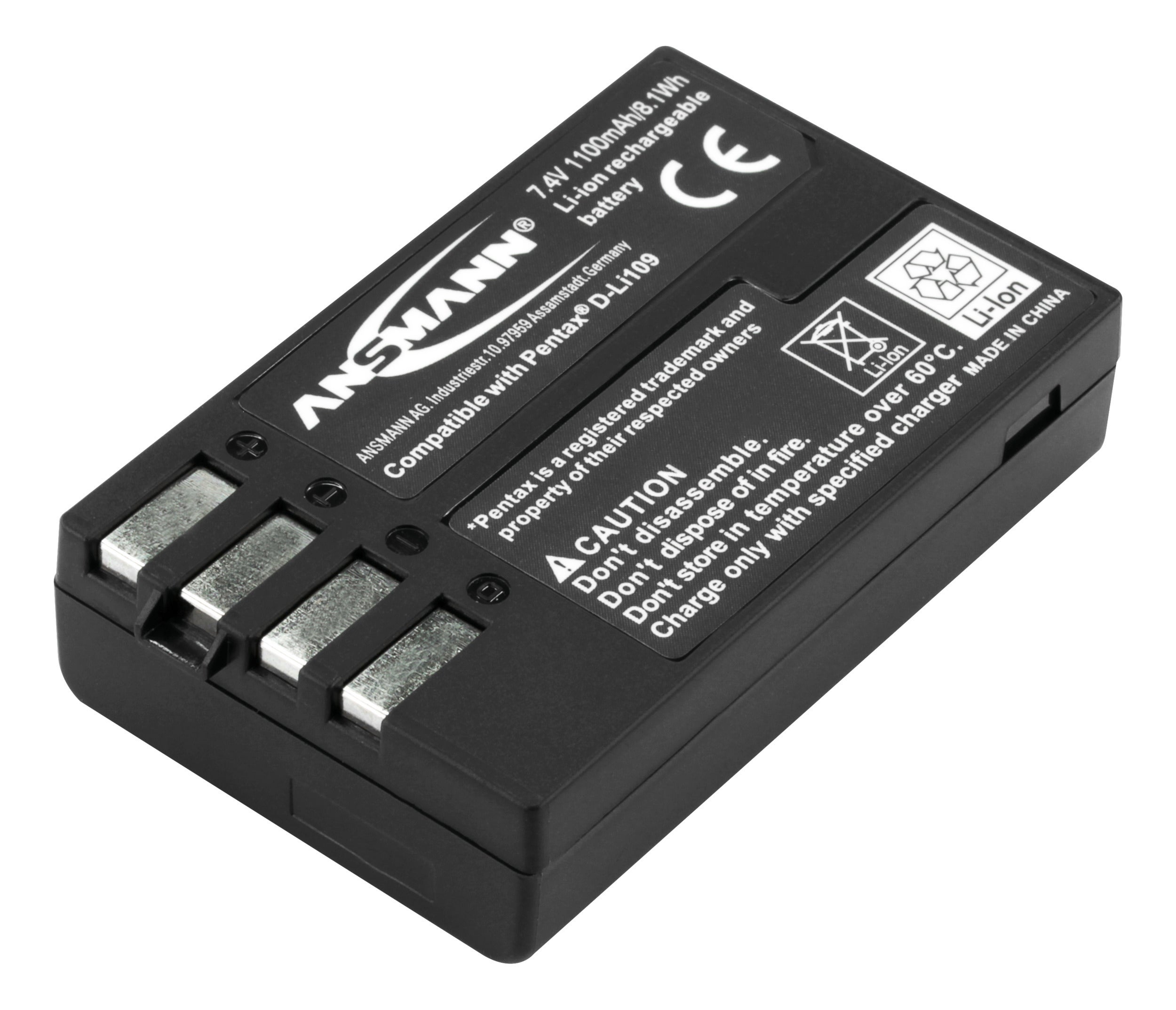 Kamerabatteri A-Pen D-Li 109 - Ansmann | Bellalite