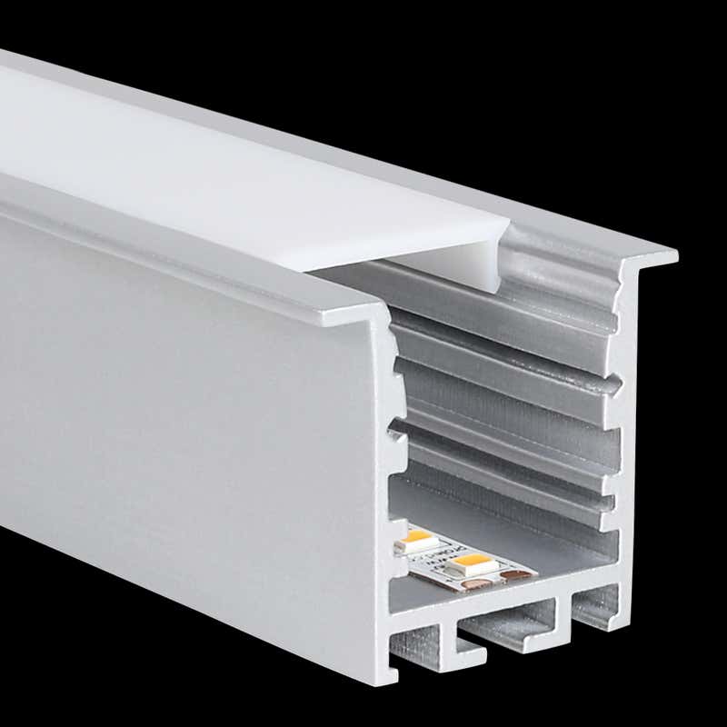 Aluminiumprofil M-Line Rec 24 ST, 2m - PROLED | Bellalite Aluminiumprofil M-Line Rec 24 ST, 2m - PROLED | Bellalite