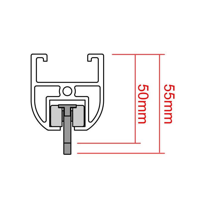 Doughty Rail - Ball Raced Runner  - Doughty | Bellalite