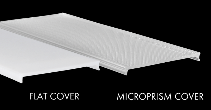 Plastic Cover L-Line Flat, 3m Opal - PROLED | Bellalite