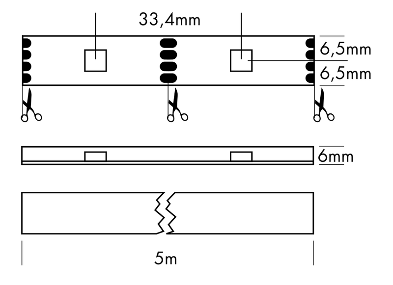 Flex Strip IP65 Digital 30, per meter - PROLED | Bellalite