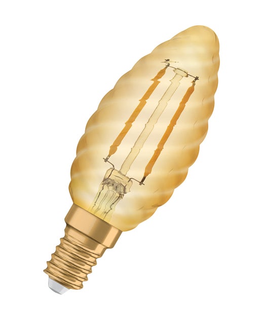 Vintage 1906 LED Kron Guld 2400K - Ledvance | Bellalite Vintage 1906 LED Kron Guld 2400K - Ledvance | Bellalite
