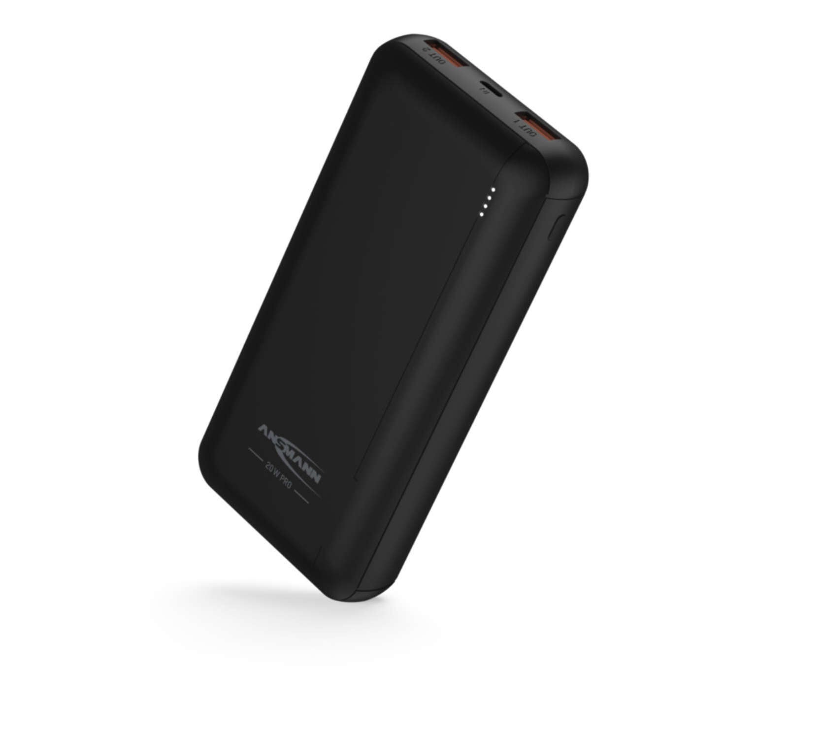 Powerbank 20000mAh 20W PB320PD 20000 mAh, Quick Charge 3.0 & Power Delivery (PD) - Ansmann | Bellalite