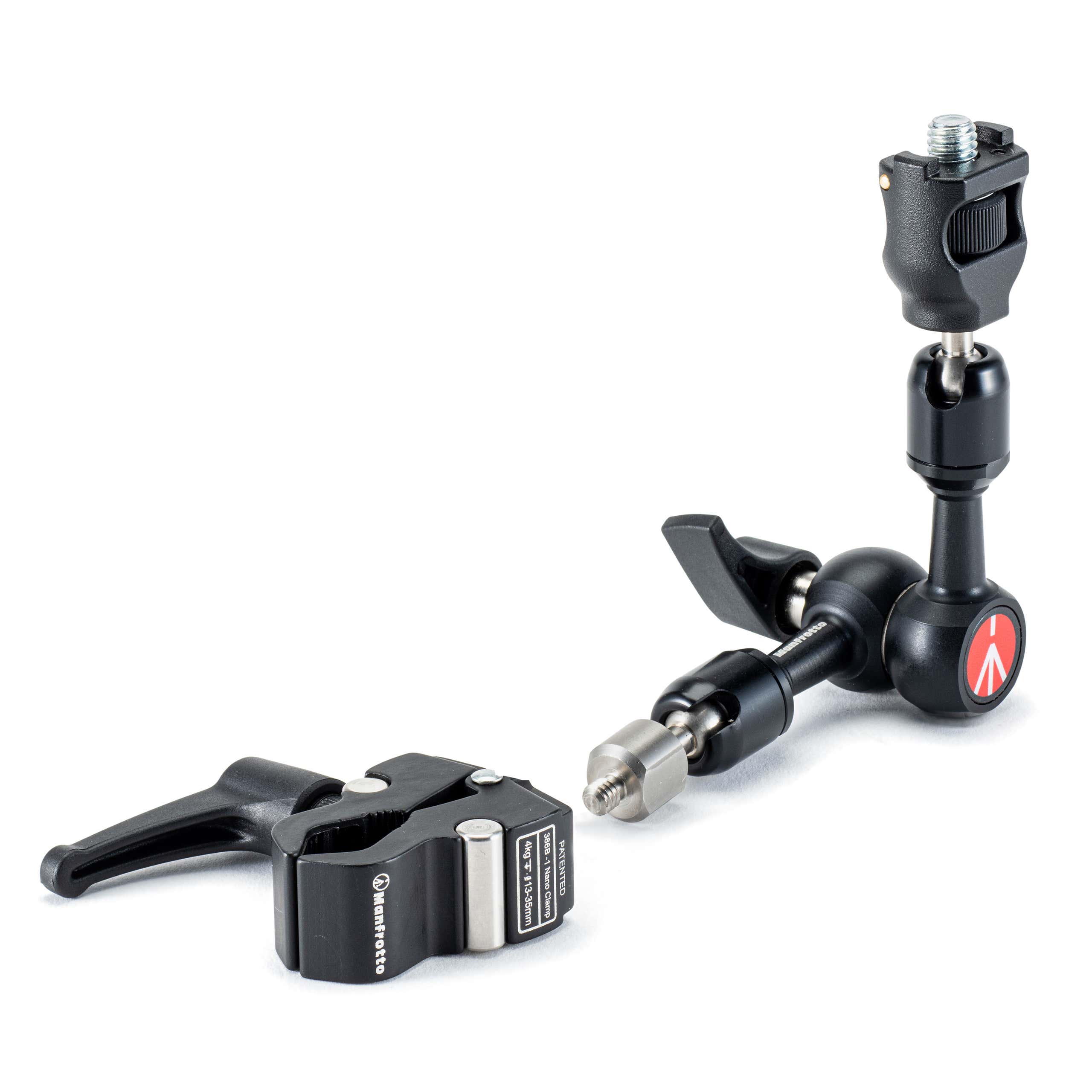 Manfrotto 244 Micro Variable Friction Arm Kit Anti-Rotation Adapter, Clamp - Manfrotto | Bellalite Manfrotto 244 Micro Variable Friction Arm Kit Anti-Rotation Adapter, Clamp - Manfrotto | Bellalite