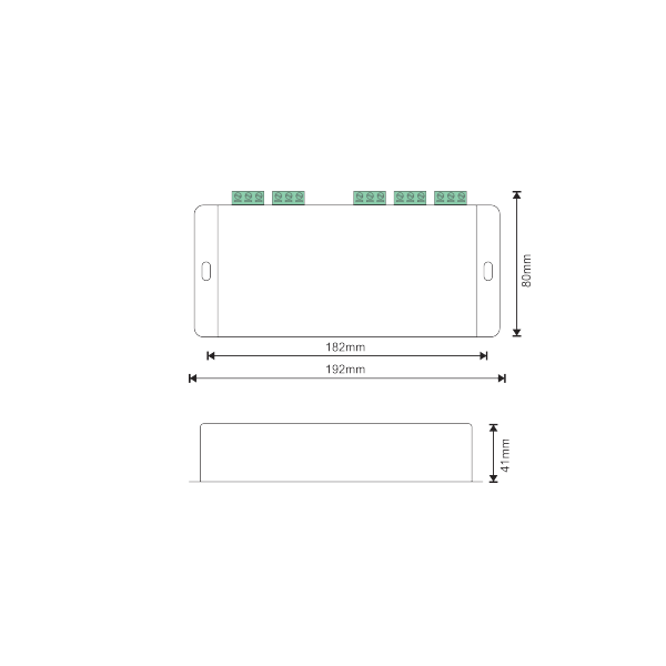 DMX-Split / Signal Amplifier 3CH 1x XLR 3-P + Plint IN / 3x XLR 3-P + Plint UT - LTECH | Bellalite