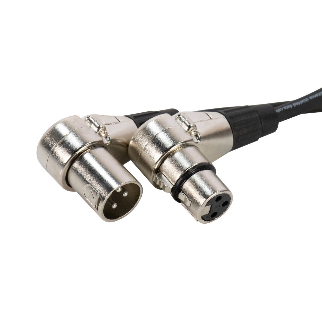 DMX-Kabel Accu-Cable XLR 90° 3-Pol - ADJ Retail | Bellalite