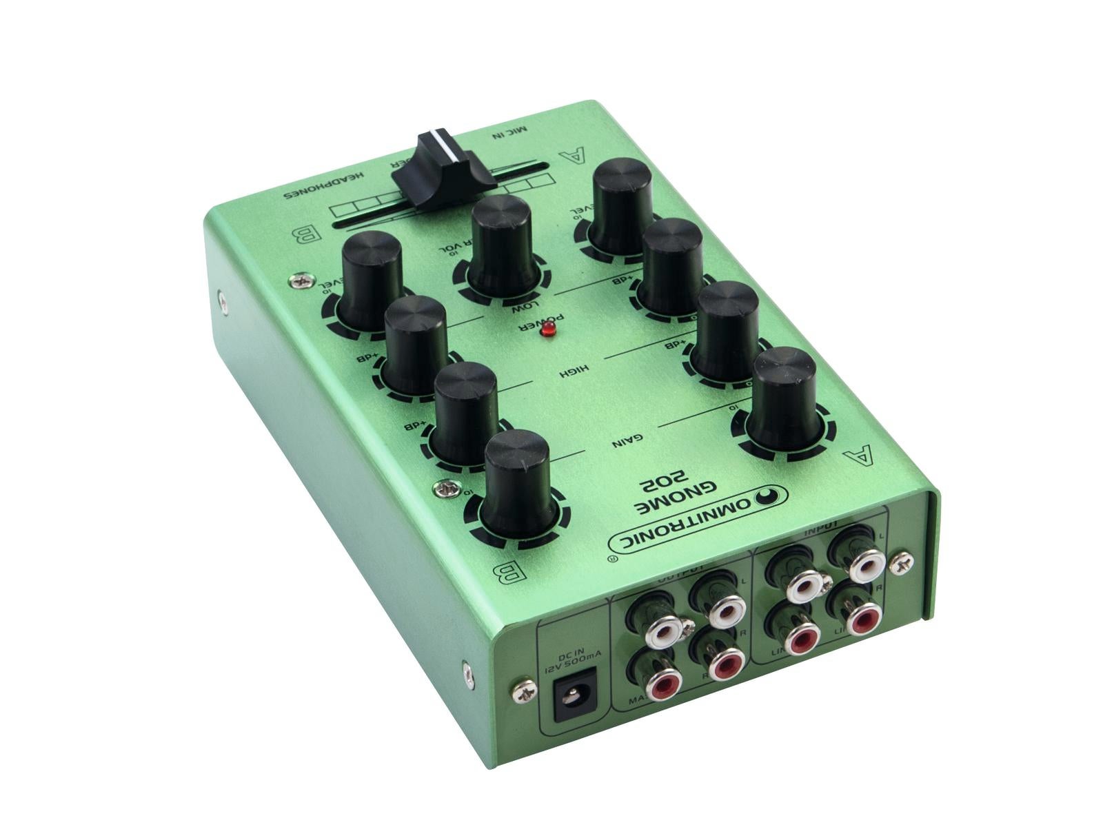 Ljudmixer GNOME-202 Mini Mixer Grön - Omnitronic | Bellalite