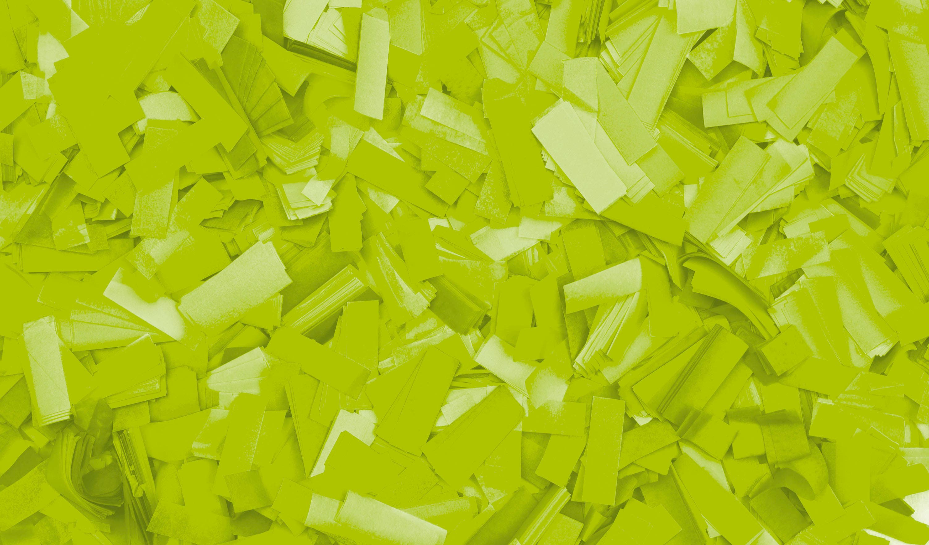 Konfetti Fluor Green 55x17mm Slowfall - Showgear | Bellalite Konfetti Fluor Green 55x17mm Slowfall - Showgear | Bellalite