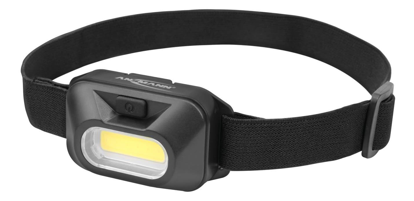 Pannlampa HD120B Head lamp with COB LED - Ansmann | Bellalite Pannlampa HD120B Head lamp with COB LED - Ansmann | Bellalite