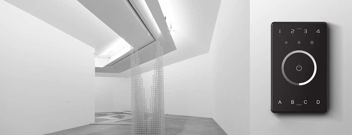 UB1 Dimming Panel 4 zones, 4 scenes, Signal: BLE 5.0 Mesh + DMX512 - LTECH | Bellalite UB1 Dimming Panel 4 zones, 4 scenes, Signal: BLE 5.0 Mesh + DMX512 - LTECH | Bellalite