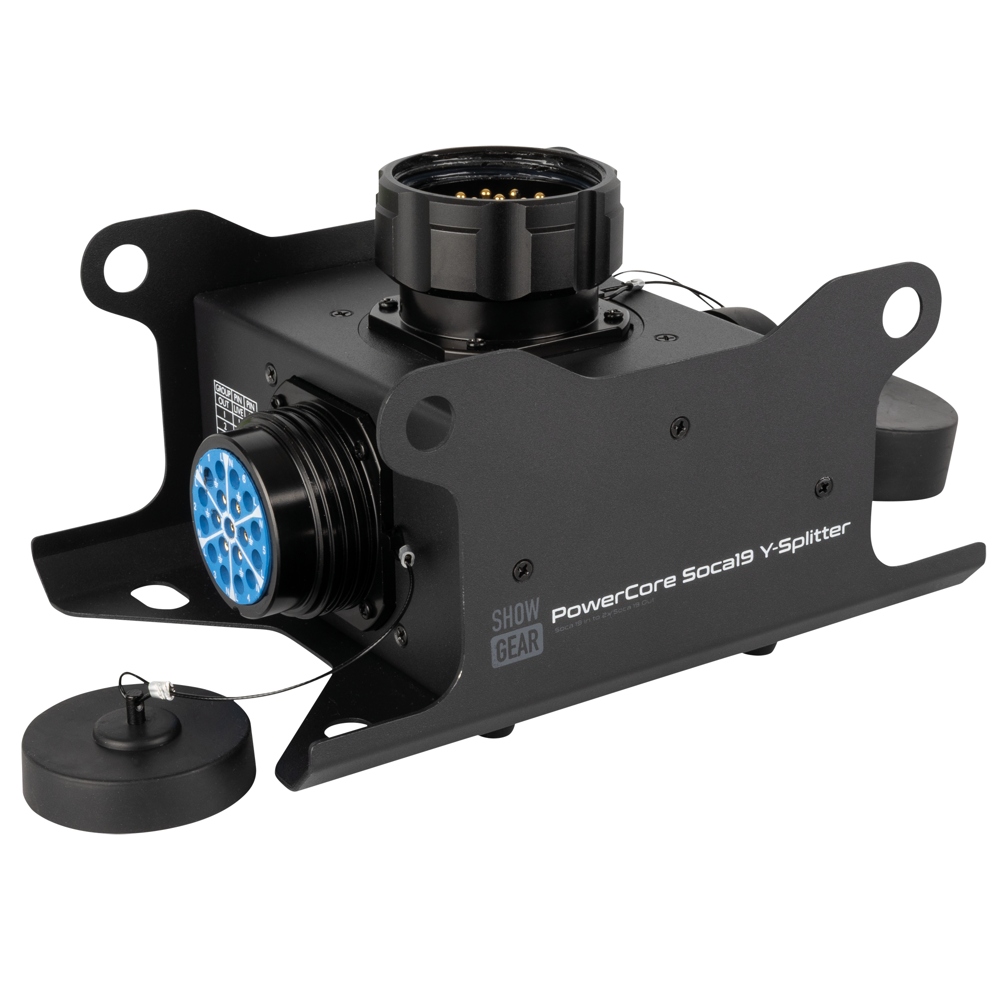 PowerCore Multipin 19-P Socapex Y-Splitter - Showgear | Bellalite