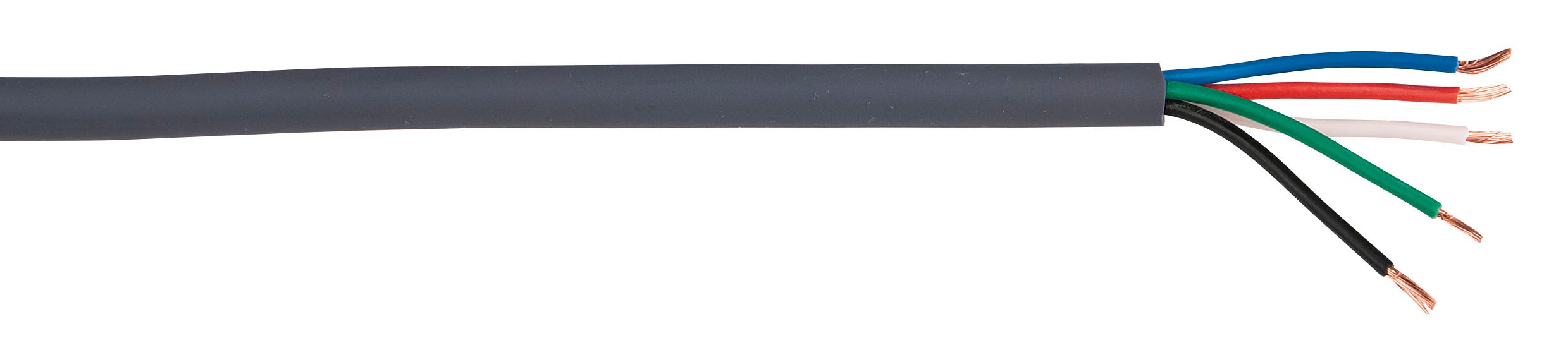LED-Kabel RGBW 5x0,75mm² 50m Grå - DAP | Bellalite