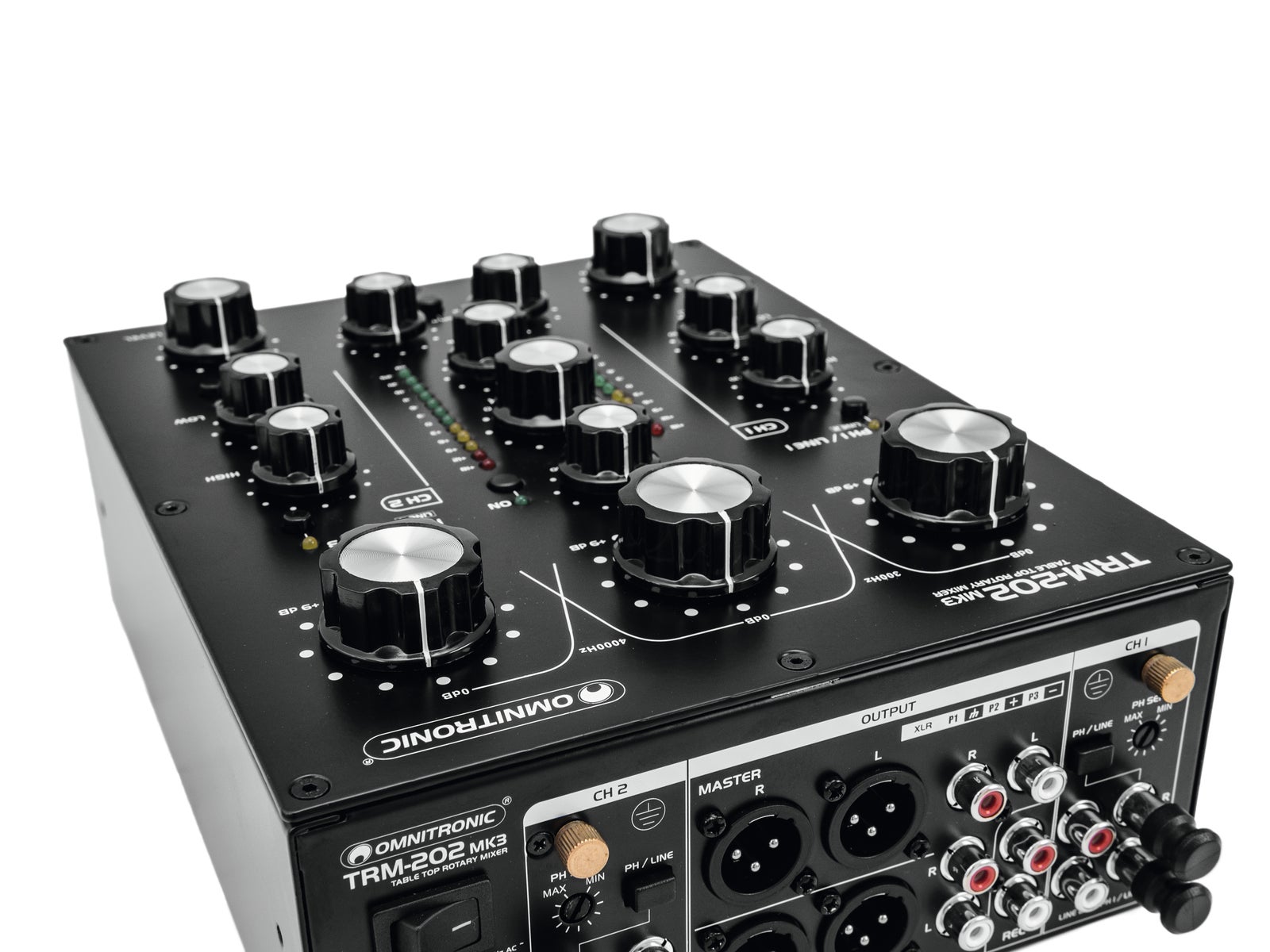 Ljudmixer TRM-202MK3 2-Channel Rotary Mixer   - Omnitronic | Bellalite