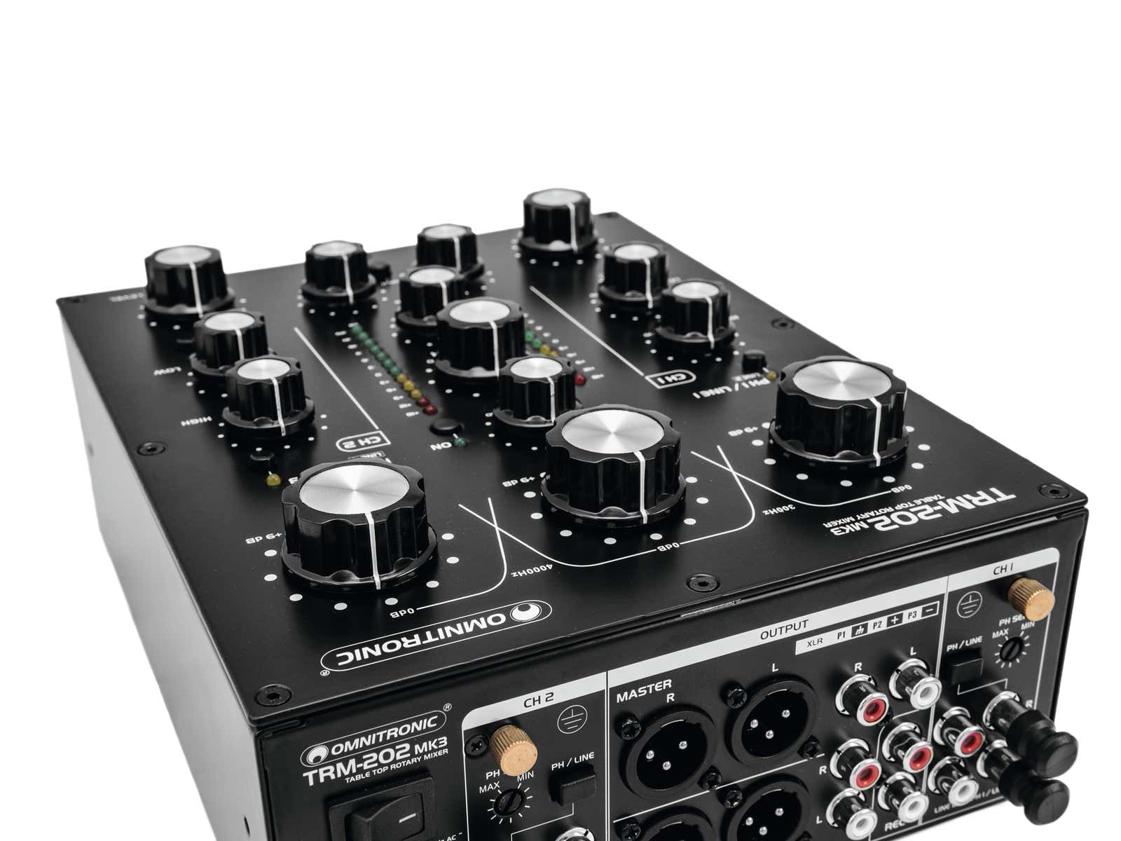 Ljudmixer TRM-202MK3 2-Channel Rotary Mixer - Omnitronic | Bellalite Ljudmixer TRM-202MK3 2-Channel Rotary Mixer - Omnitronic | Bellalite