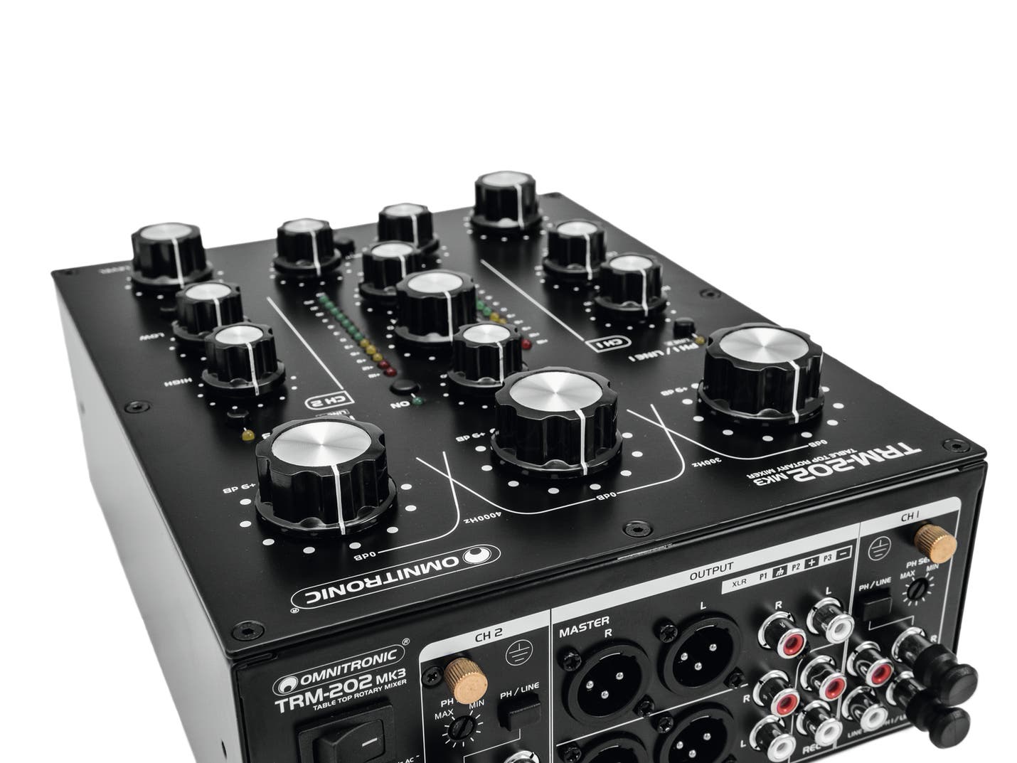 Ljudmixer TRM-202MK3 2-Channel Rotary Mixer - Omnitronic | Bellalite Ljudmixer TRM-202MK3 2-Channel Rotary Mixer - Omnitronic | Bellalite