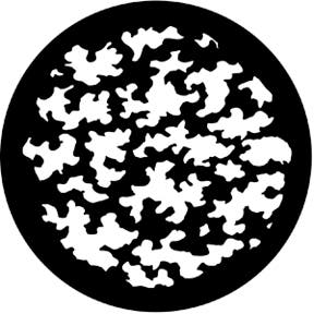 Leaf Breakup (Large) Metallgobo, (50mm/38mm) - Rosco | Bellalite Leaf Breakup (Large) Metallgobo, (50mm/38mm) - Rosco | Bellalite