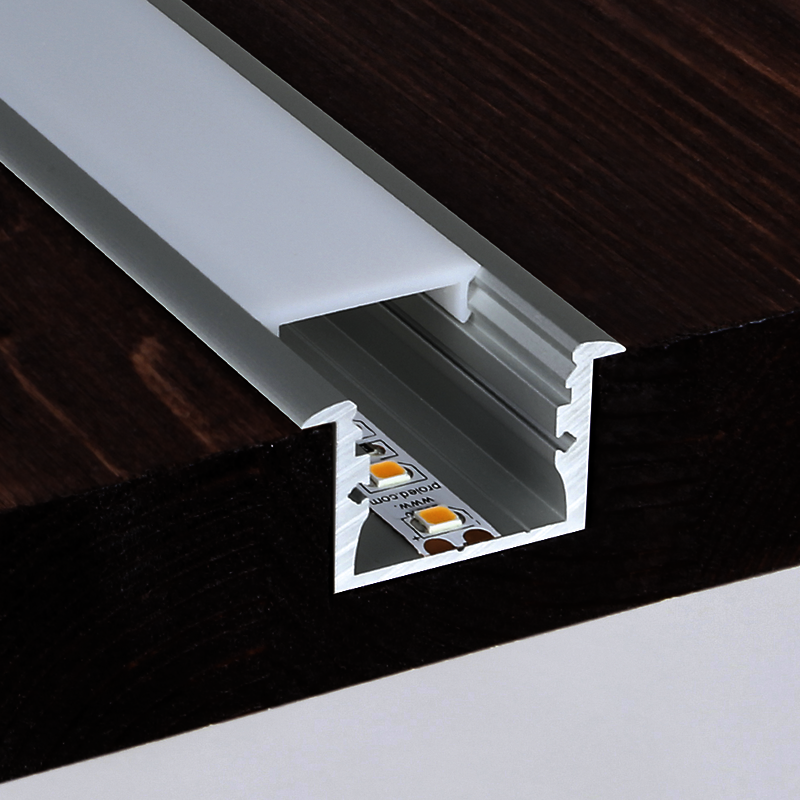 Aluminiumprofil M-Line Rec, 2m - PROLED | Bellalite