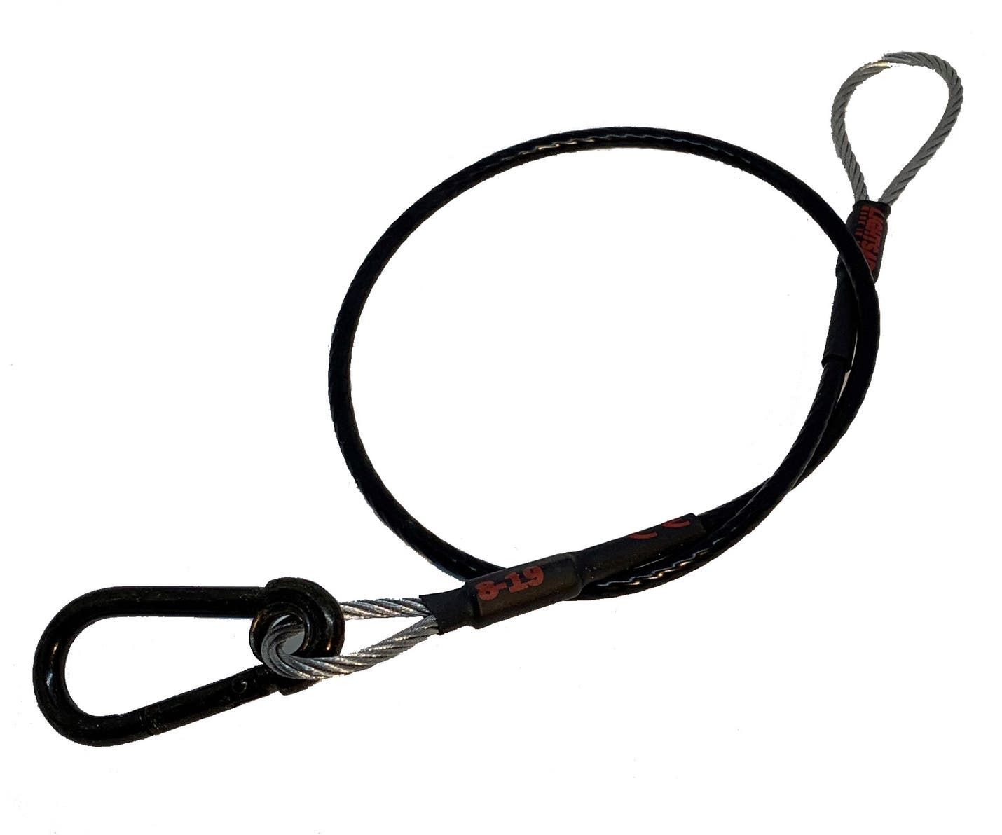 Lightsafe Säkerhetswire 50cm 3mm Svart Plastad - Peak Experience | Bellalite Lightsafe Säkerhetswire 50cm 3mm Svart Plastad - Peak Experience | Bellalite