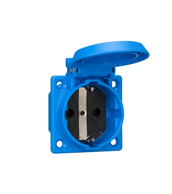 Uttag infällt m. självstängande lock - ABL | Bellalite Uttag infällt m. självstängande lock - ABL | Bellalite