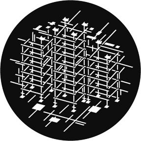 Scaffolding Breakup Metallgobo, (50mm/38mm) - Rosco | Bellalite