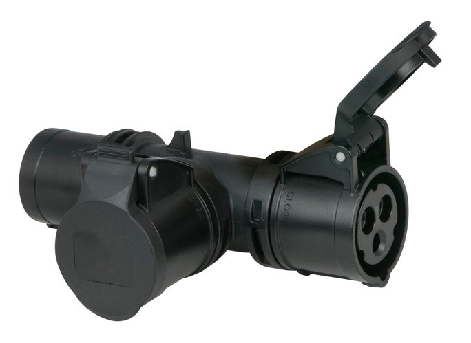 Grenuttag 2-Vägs CEE 16/3 T-Connect IP44 - Showgear | Bellalite Grenuttag 2-Vägs CEE 16/3 T-Connect IP44 - Showgear | Bellalite