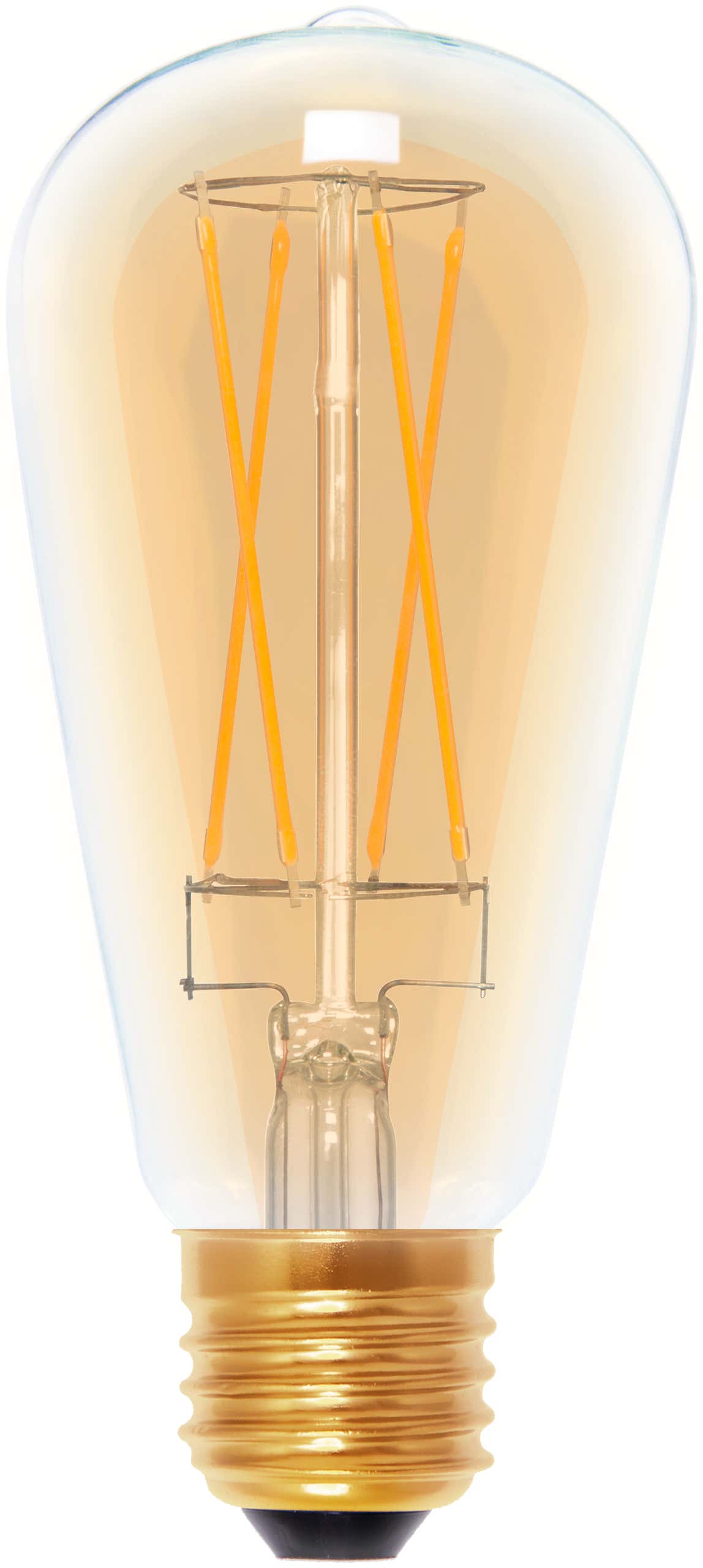 LED E27 Vintage Rustica Long Style Guld, 6W, 2000K - Segula | Bellalite LED E27 Vintage Rustica Long Style Guld, 6W, 2000K - Segula | Bellalite