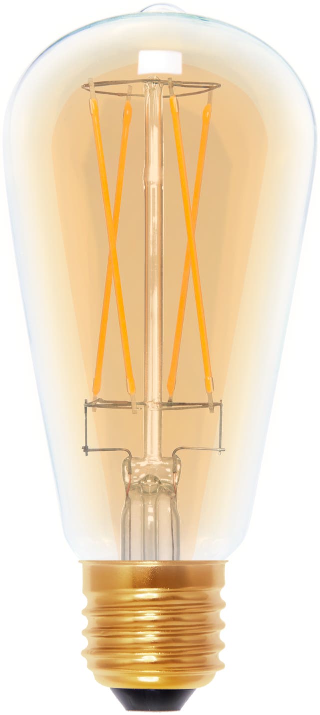 LED E27 Vintage Rustica Long Style Guld, 6W, 2000K - Segula | Bellalite LED E27 Vintage Rustica Long Style Guld, 6W, 2000K - Segula | Bellalite